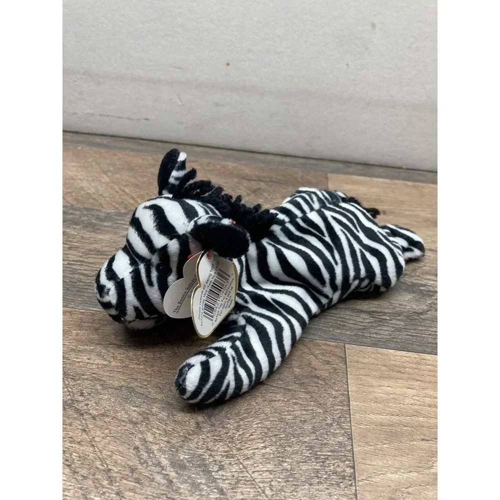 Ty Beanie ZIGGY the‎ Zebra, 8 inch